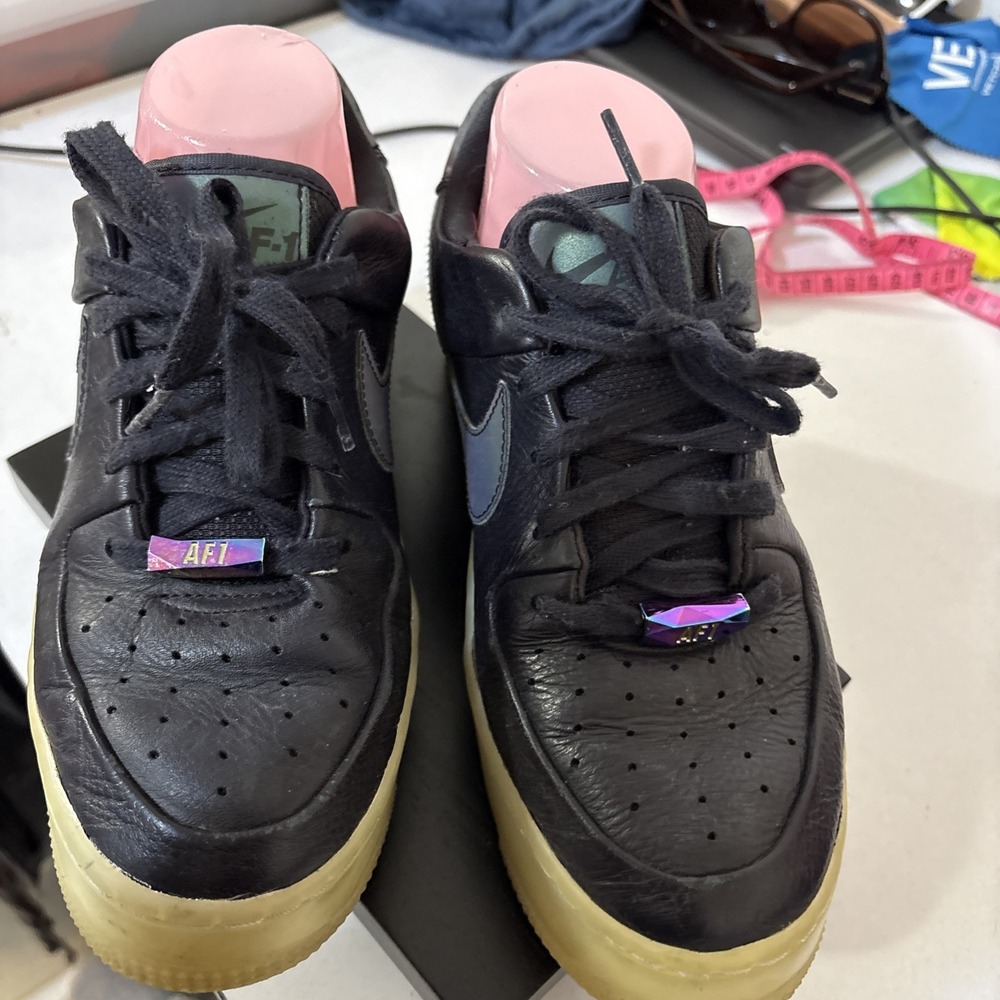 Nike Air Force 1 Sage Women Low LX Oil Grey AR5409- 004, Size 7.5
